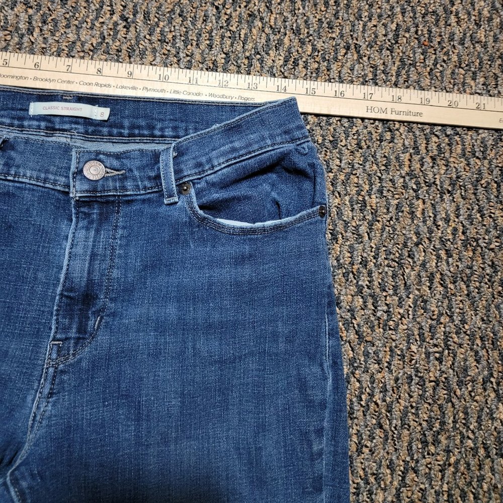 Vintage Classic Straight Red Tab Levi's Size 8 - Picture 7 of 15